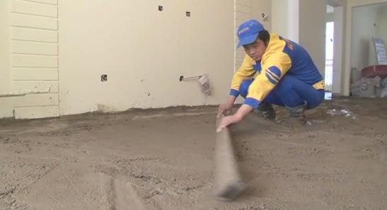地面粗找平砂漿系統(tǒng)施工工藝
