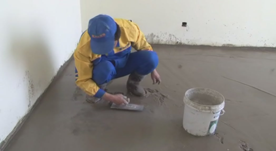 地面粗找平砂漿系統(tǒng)施工工藝