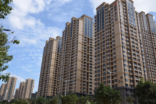 國福現(xiàn)代城使用綠舟瓷磚膠