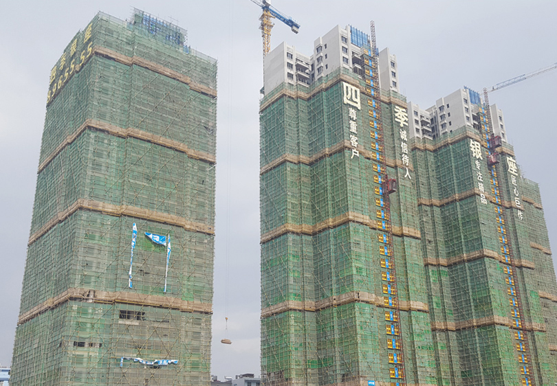 使用綠舟砂漿的外墻膩?zhàn)臃?/></p><p style=