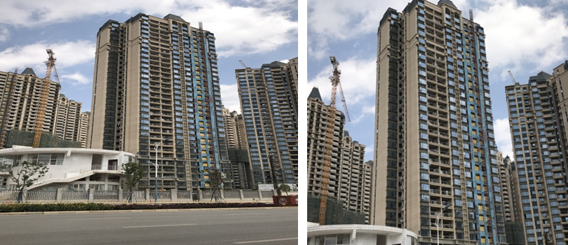 恒大云報(bào)華府小區(qū)使用綠舟砂漿生產(chǎn)的內(nèi)墻膩?zhàn)臃酆屯鈮δ佔(zhàn)臃? style=