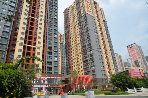 采用綠舟外墻膩?zhàn)臃? style=